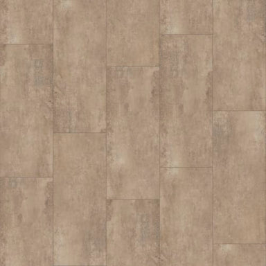 LE TiRiORコート Tile Collection Luxury Vinyl Flooring in Rust Metallic | TRUCOR