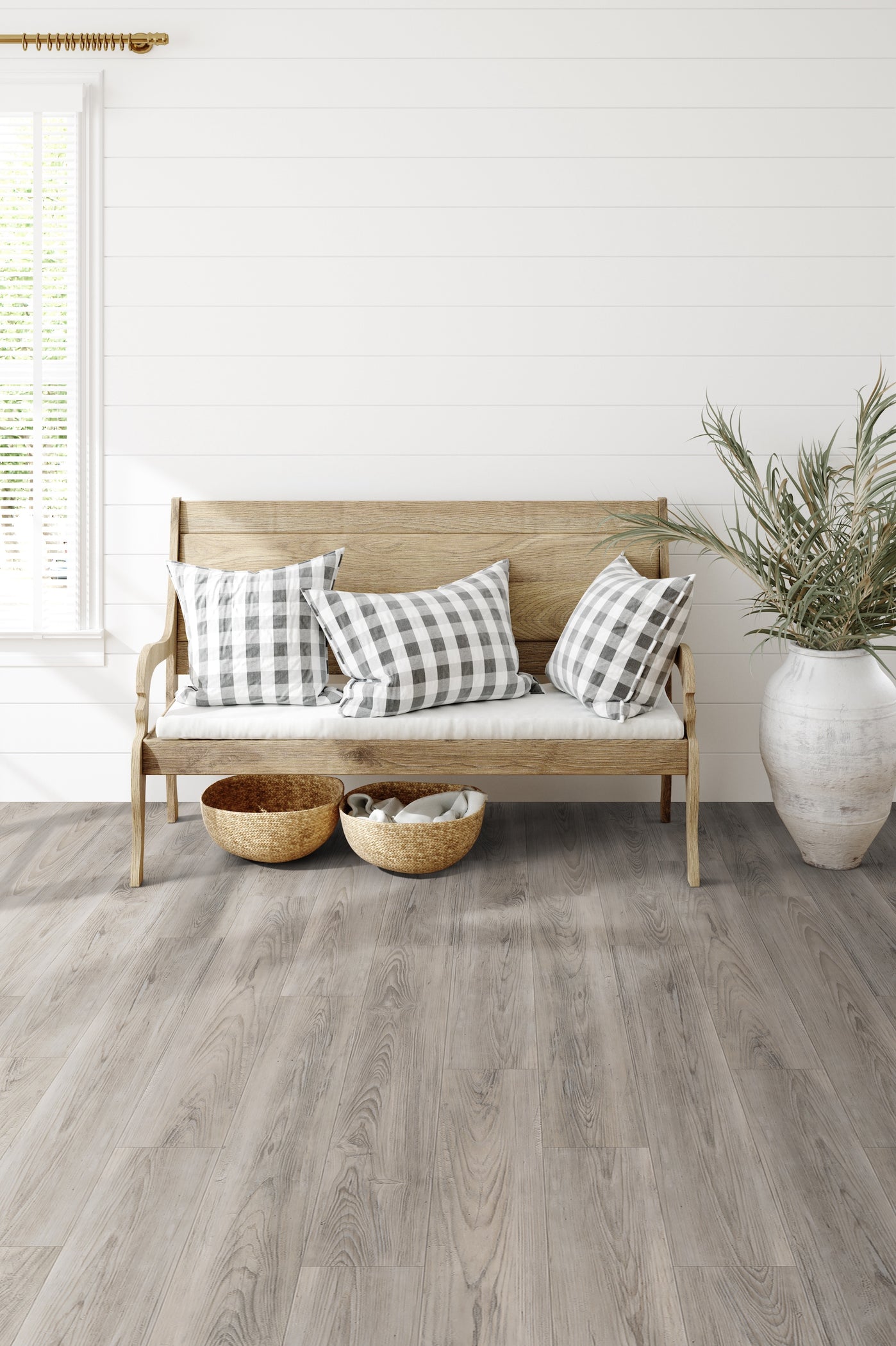 Boardwalk Luxury Vinyl Flooring in Barnwood Oak | TRUCOR
