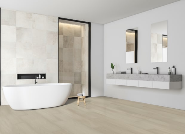 ヴィクトリアンキルトのクロス Prime XL Collection Luxury Vinyl Flooring in Windy Oak | TRUCOR